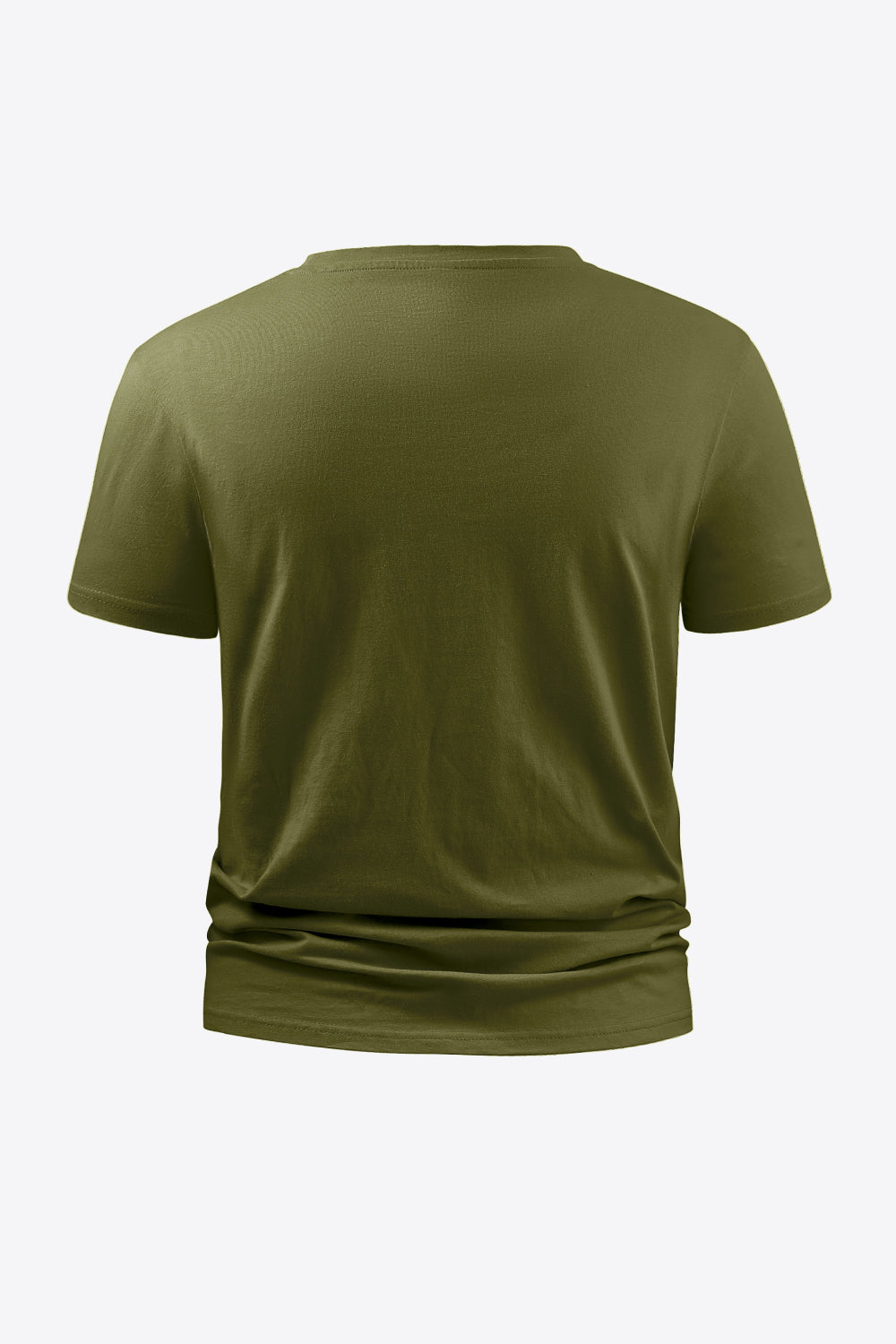 Slogan Graphic Round Neck T-Shirt