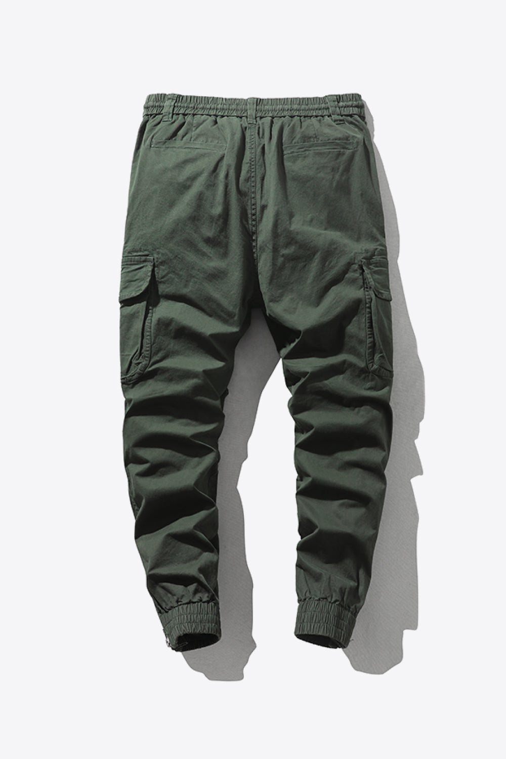 Drawstring Waist Cargo Jogger Pants