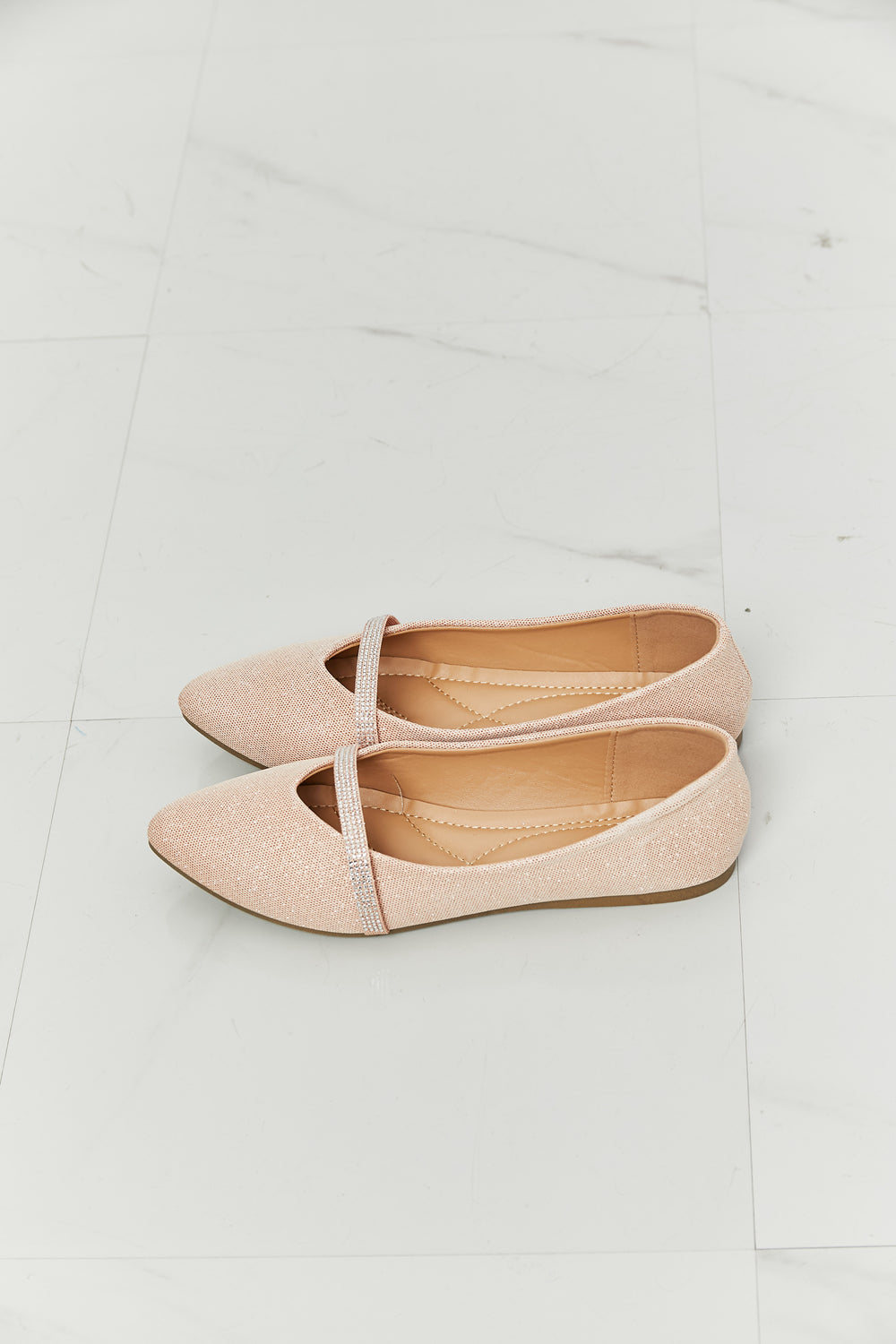 WILD DIVA Keep It Classy Glitter Flats