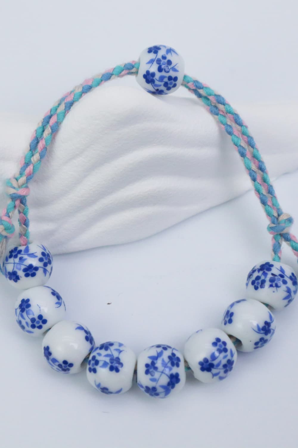 Hand-Drawing Ceramic Bead Bracelet