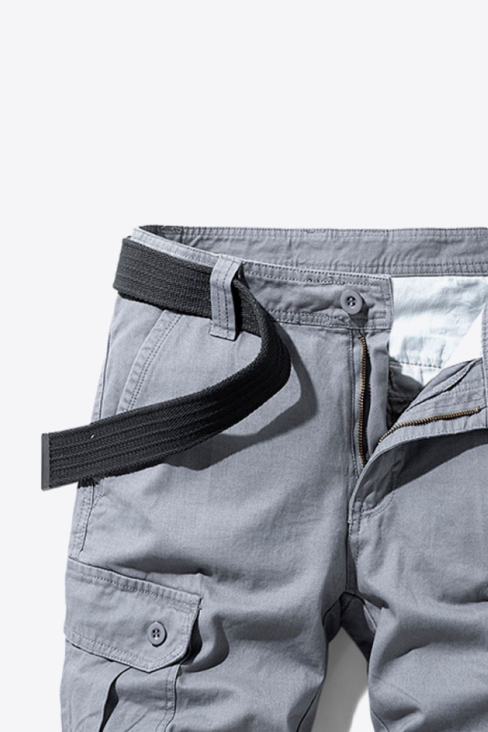 Belted Cargo Shorts