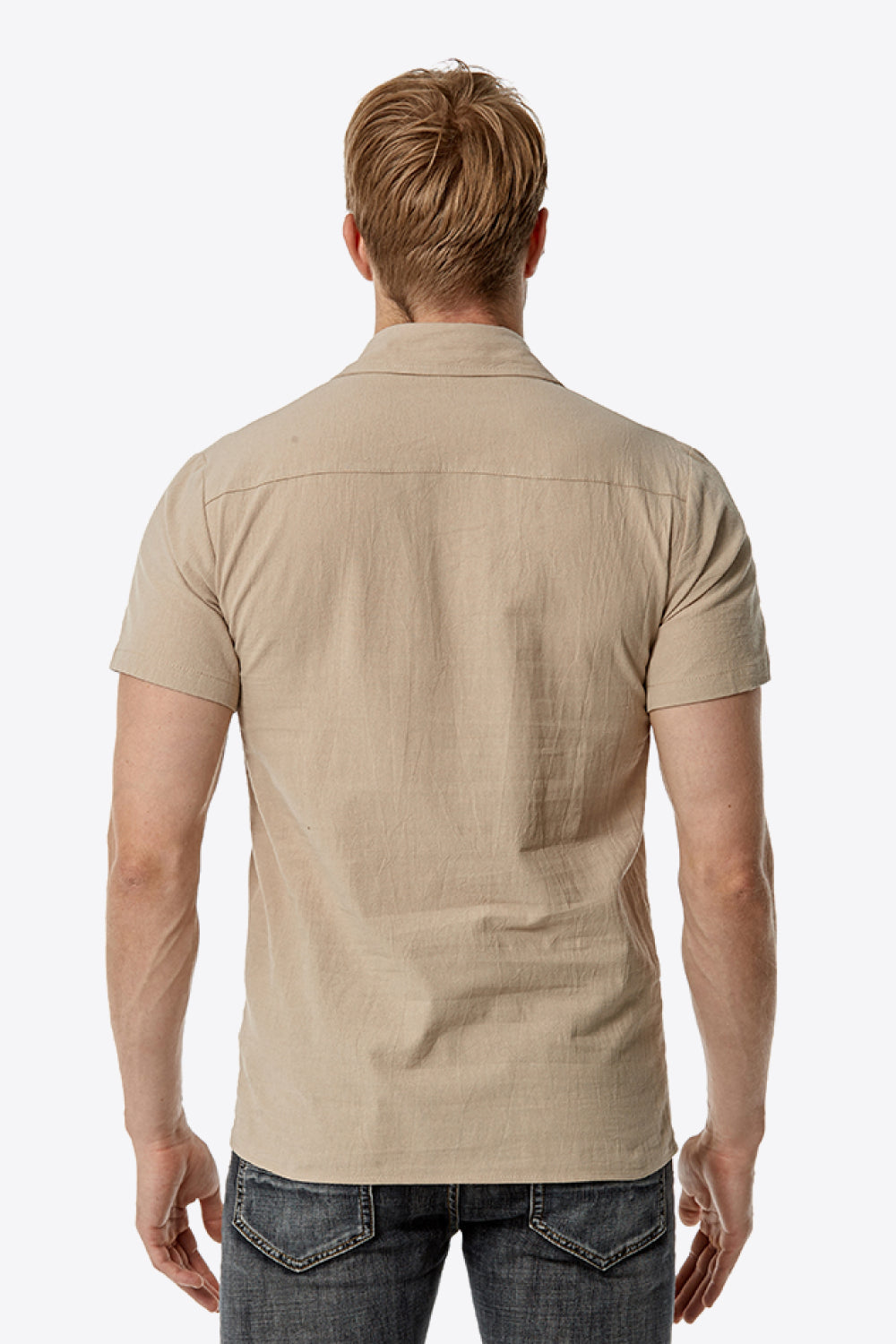Short Sleeve Polo Shirt with Pocket
