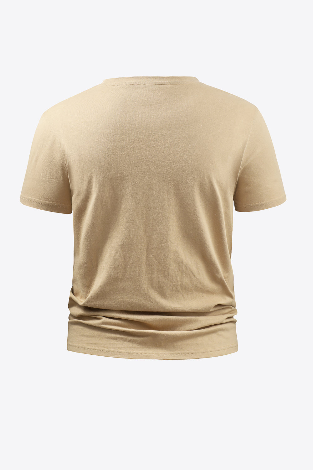 Slogan Graphic Round Neck T-Shirt