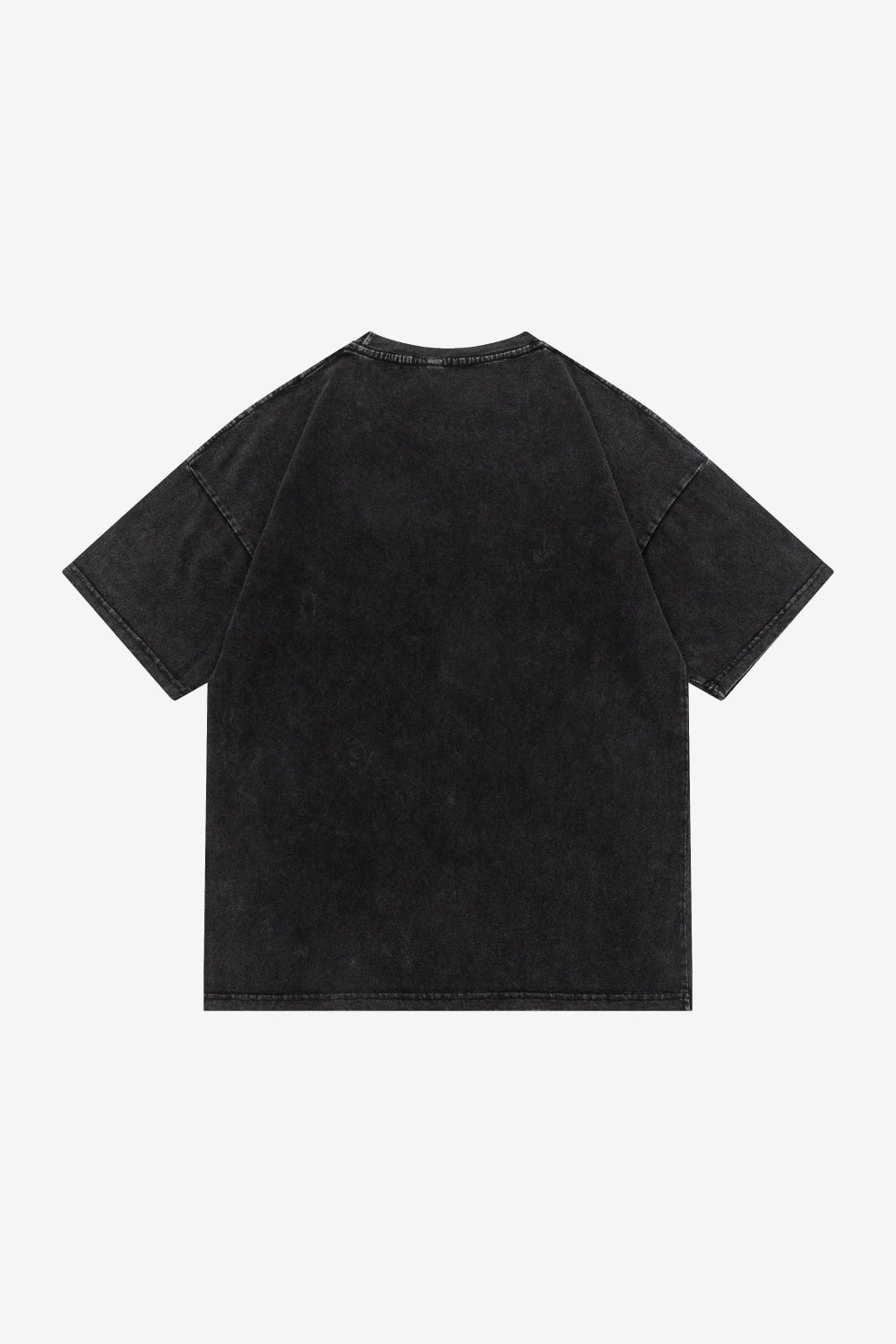 Full Size Slogan Graphic Round Neck Cotton Tee