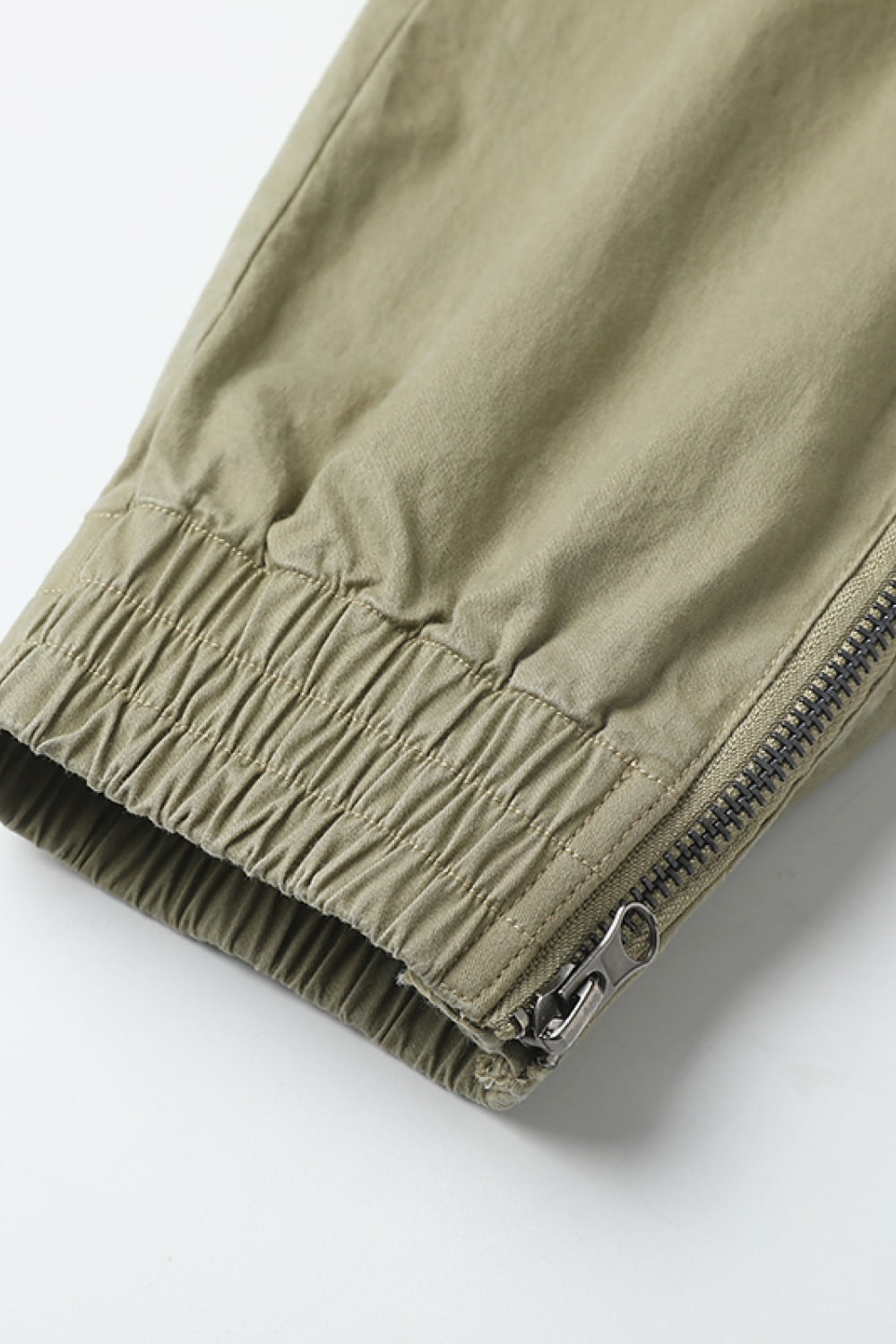 Drawstring Waist Cargo Jogger Pants