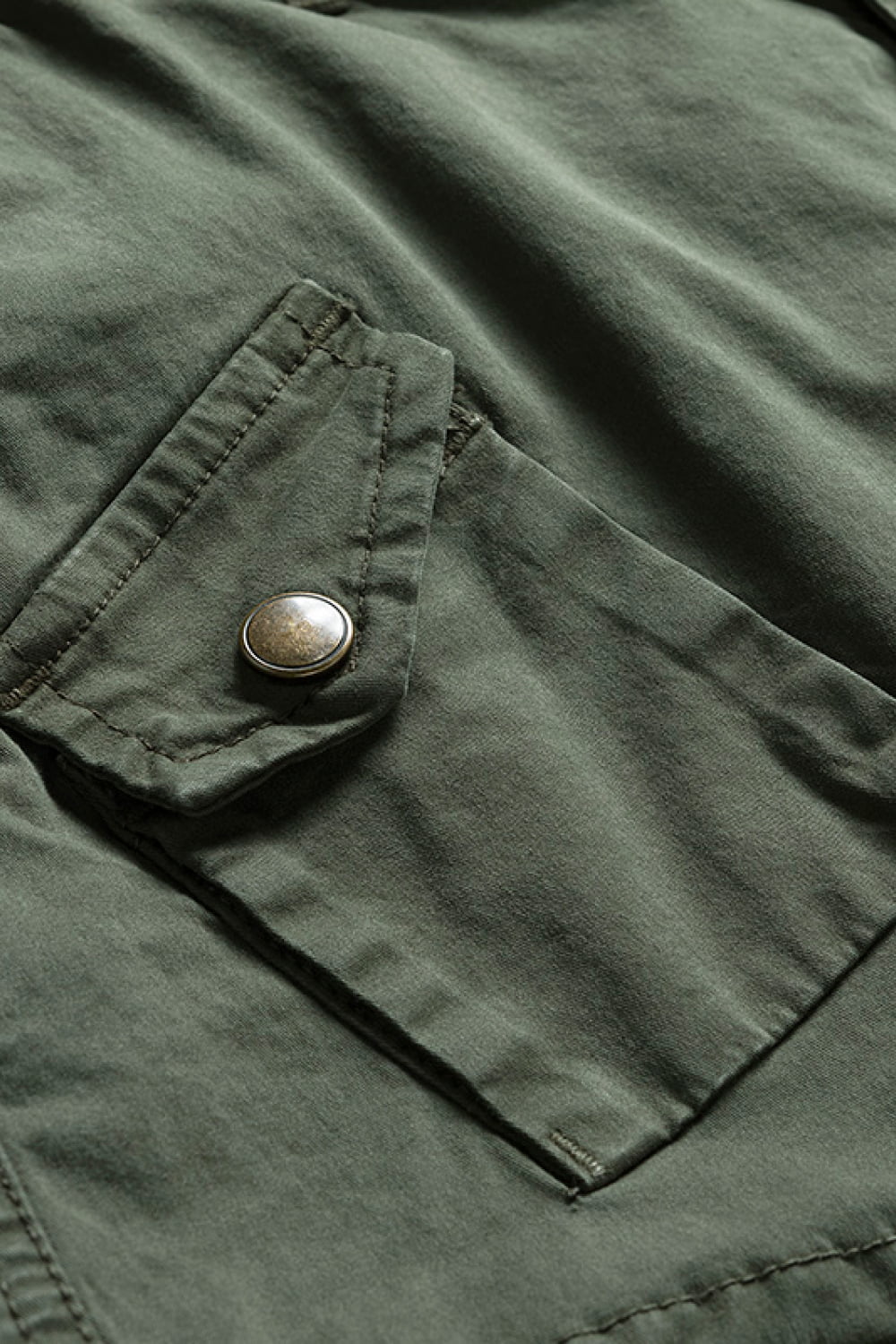 Drawstring Waist Cargo Joggers