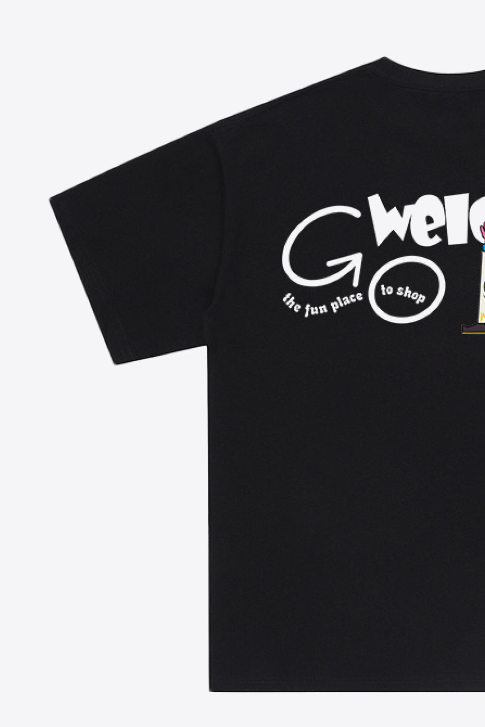 Graphic Dropped Shoulder Cotton T-Shirt