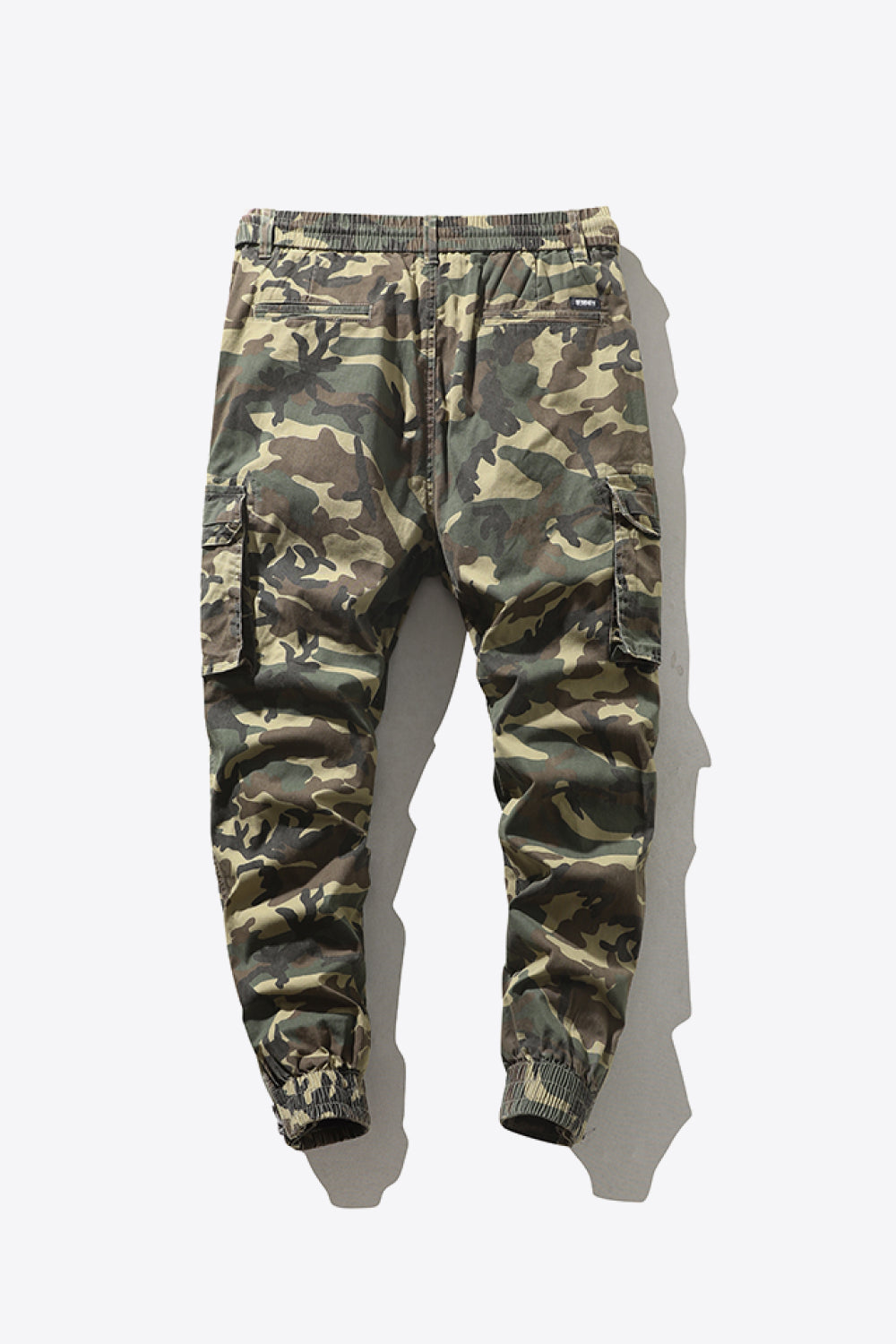 Camouflage Drawstring Waist Joggers