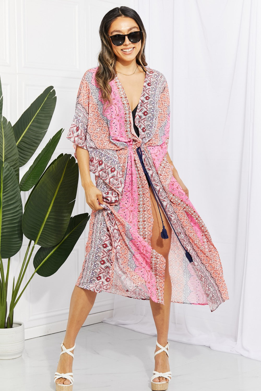Bohemian Tassel Tie Cover Up