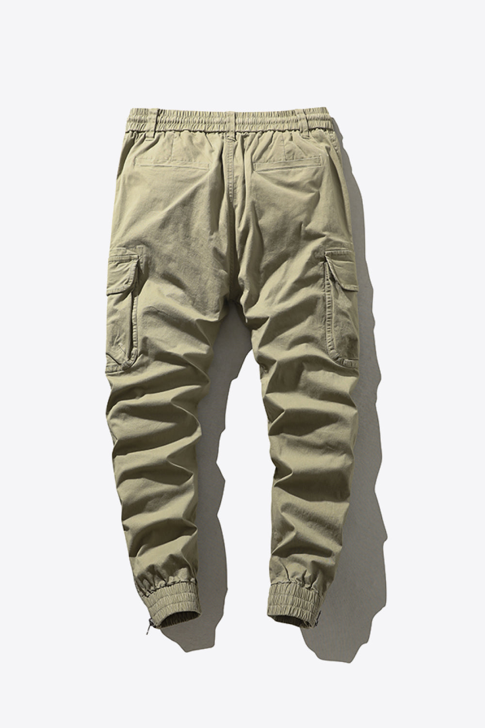 Drawstring Waist Cargo Jogger Pants