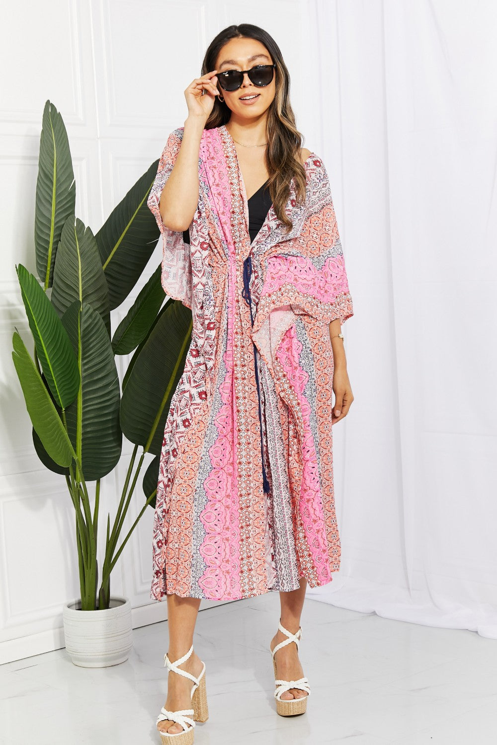 Bohemian Tassel Tie Cover Up