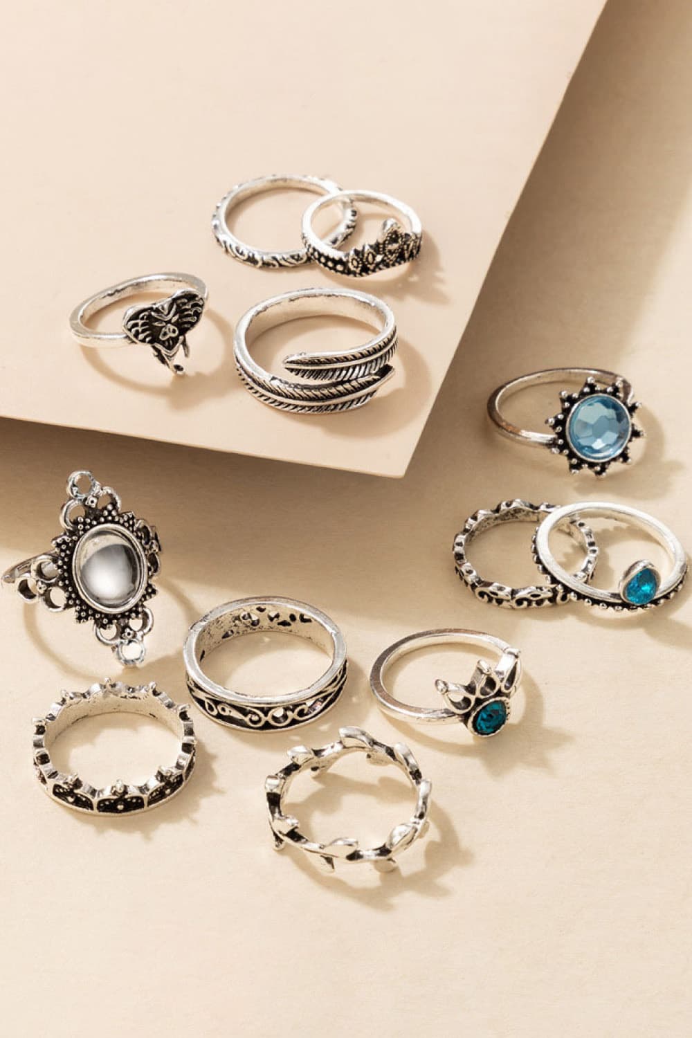 Zinc Alloy Ring Set