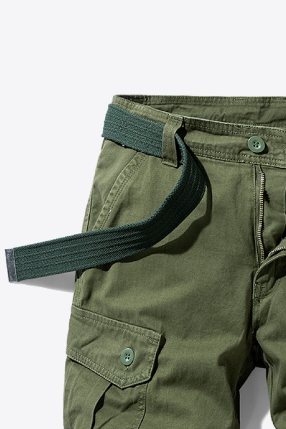 Belted Cargo Shorts