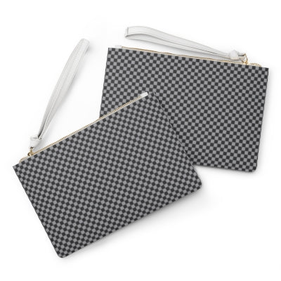 Black Checkerboard Clutch