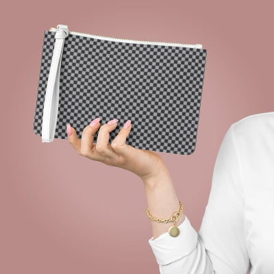 Black Checkerboard Clutch