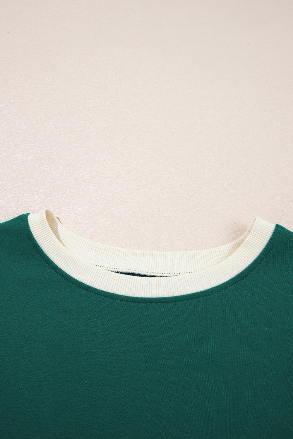 Evergreen Colorblock Edge Drop Shoulder T Shirt and Skort 2Pcs Set - Kustom Kreations Goods