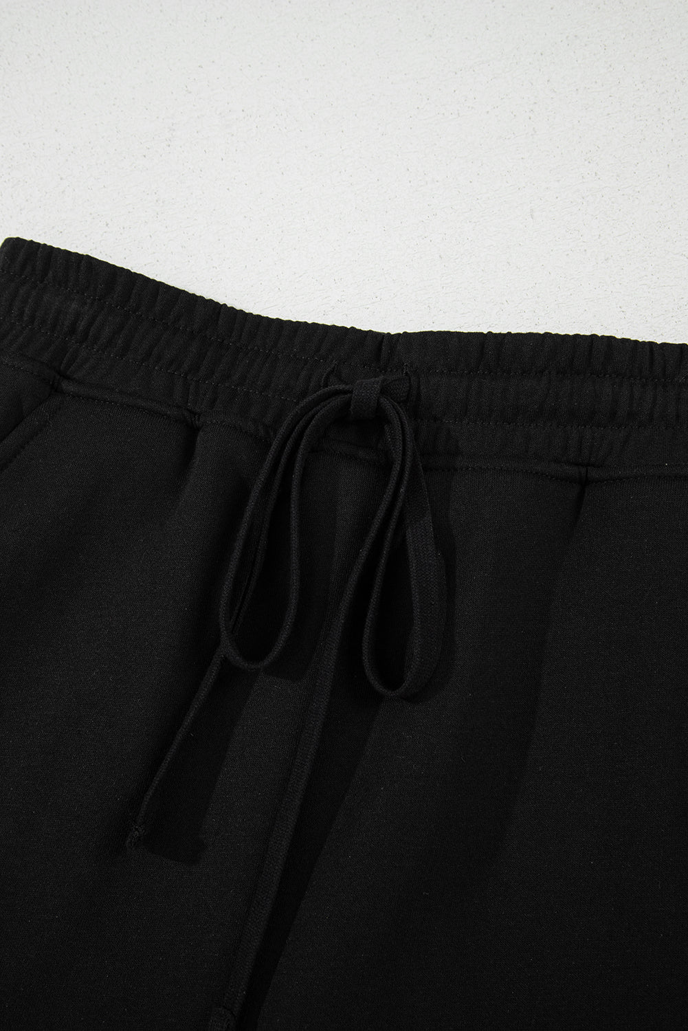 Light Grey French Terry Drawstring Mini Skort with Pockets - Kustom Kreations Goods