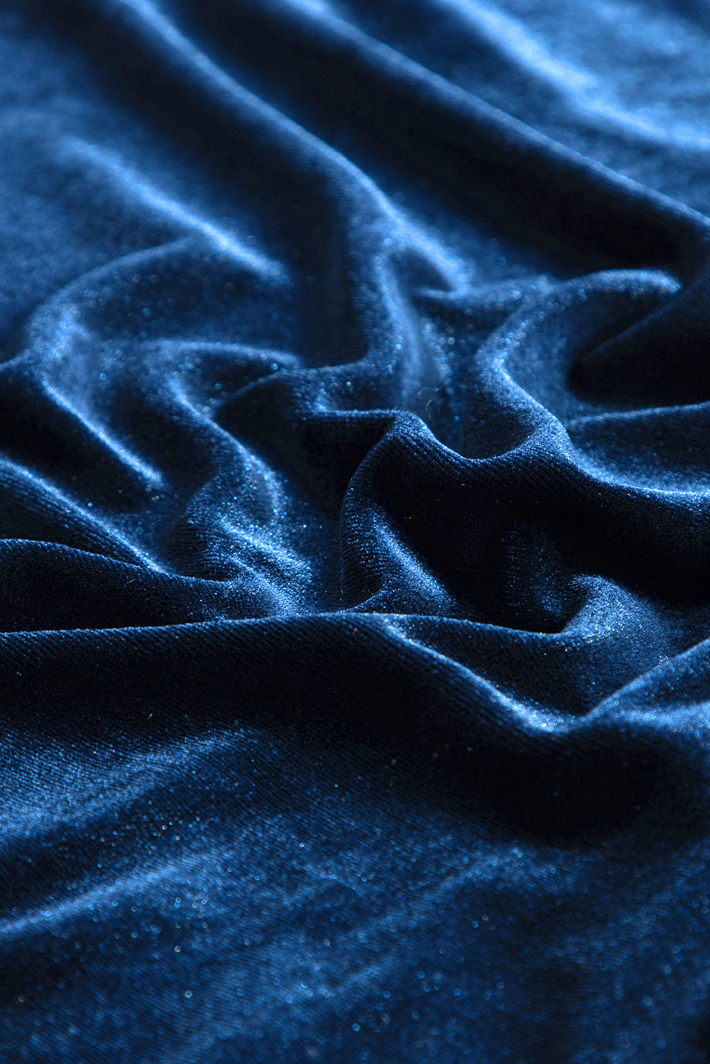 Peach Blossom Mock Keyhole Neck Puff Sleeve Velvet Blouse