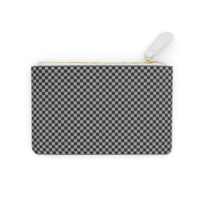 Black Checkerboard Clutch