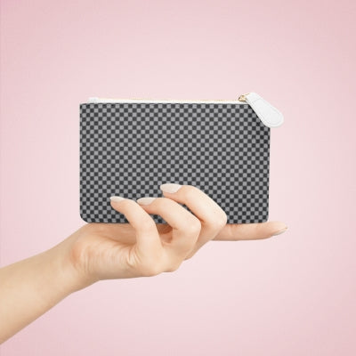 Black Checkerboard Clutch