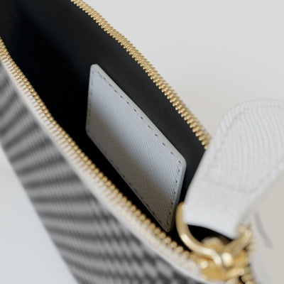 Black Checkerboard Clutch