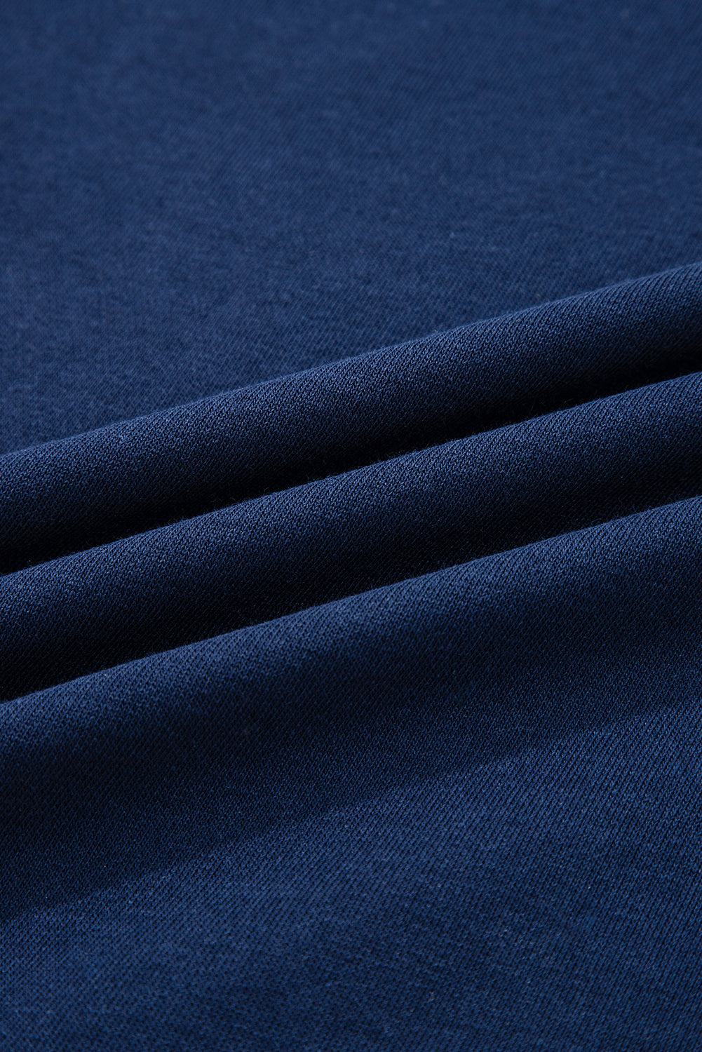 Fiery Red Preppy Striped Sleeve Loose Sweatshirt