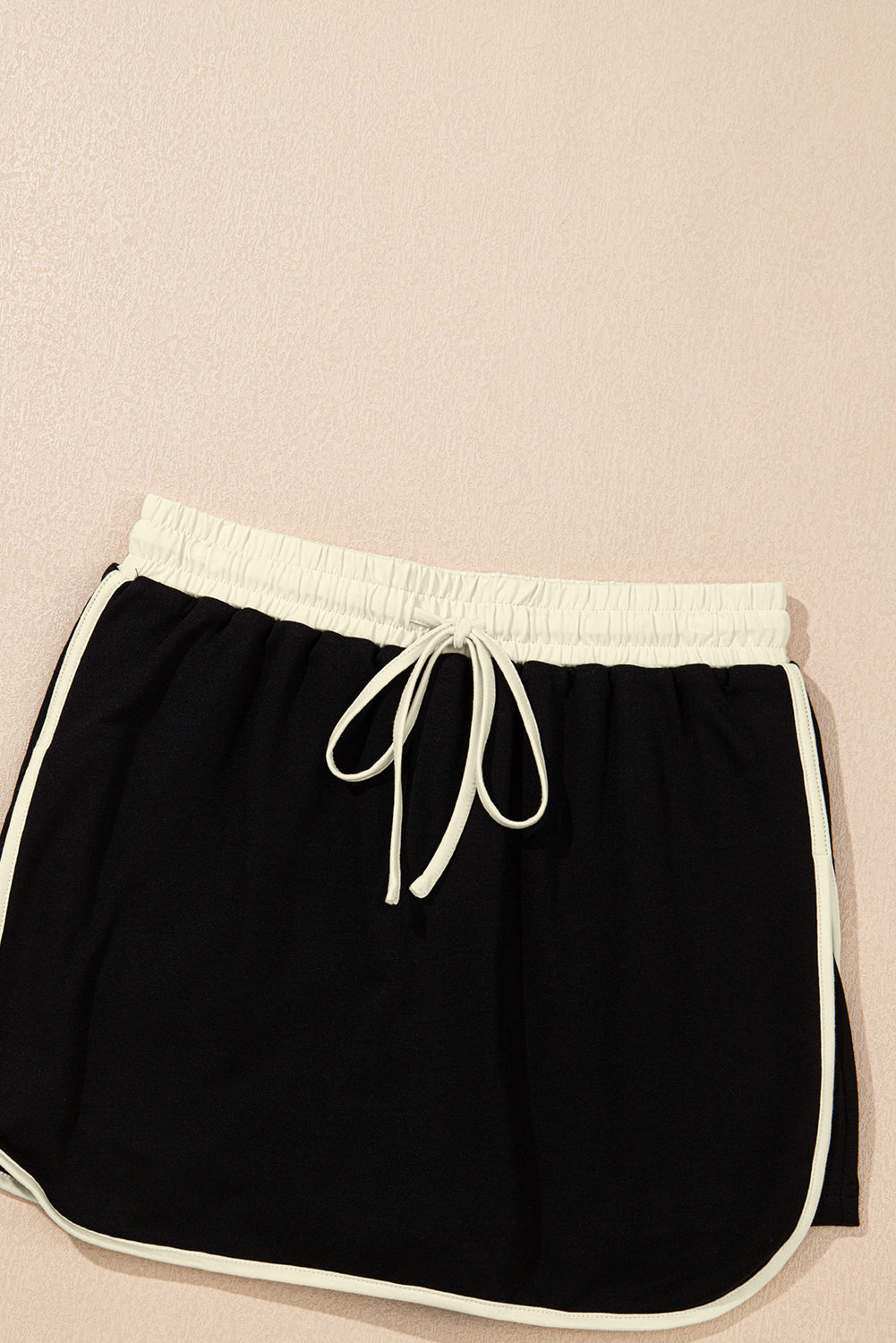 Evergreen Colorblock Edge Drop Shoulder T Shirt and Skort 2Pcs Set - Kustom Kreations Goods