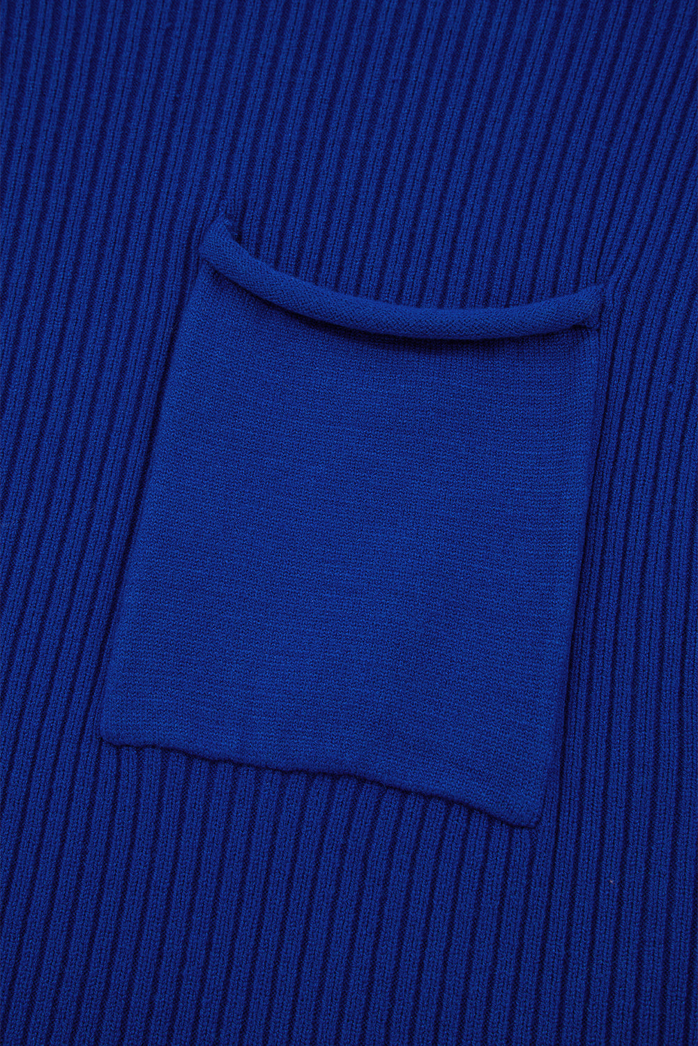 Green Patch Pocket Ribbed Knit Short Sleeve Sweater - Kustom Kreations Goods