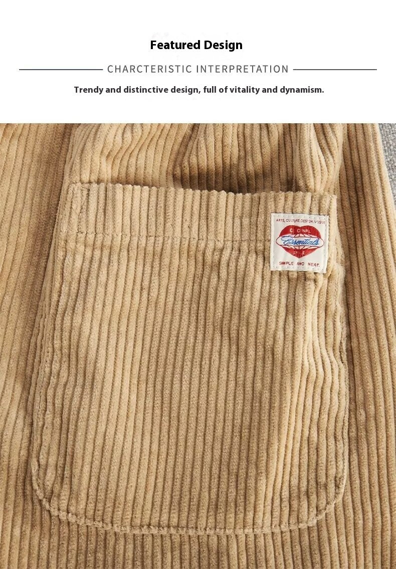 All-matching Work Clothes Shorts Men's Plus Size Loose Fashion Brand Outer Wear Casual Fifth Pants