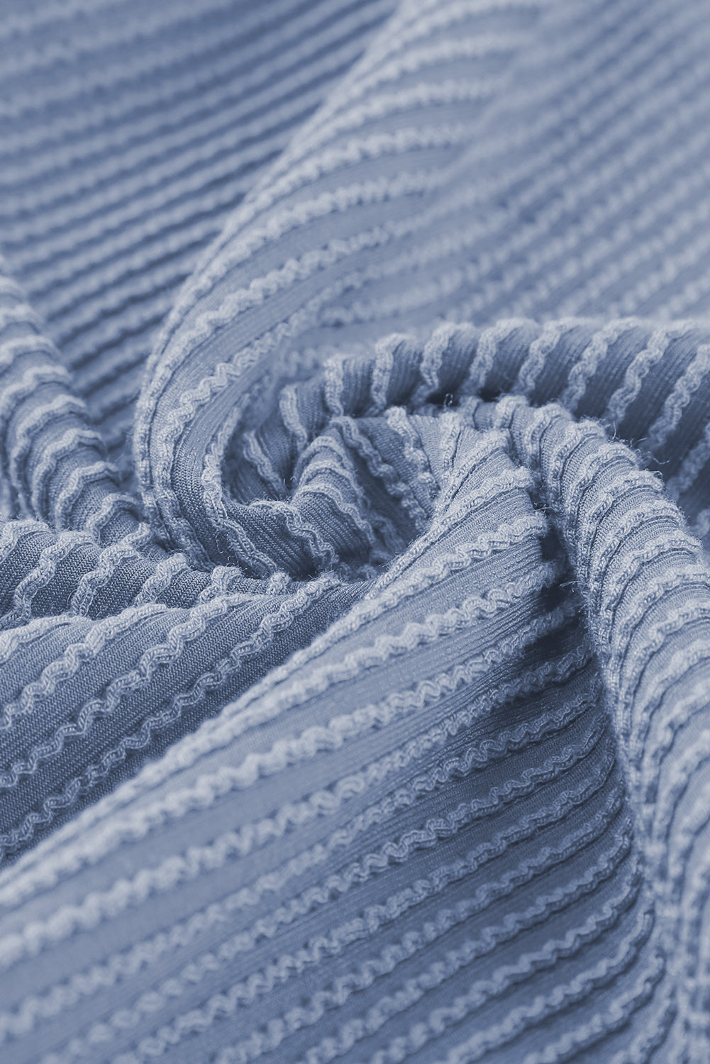 Black Textured Butterfly Sleeve Summer Top for Women