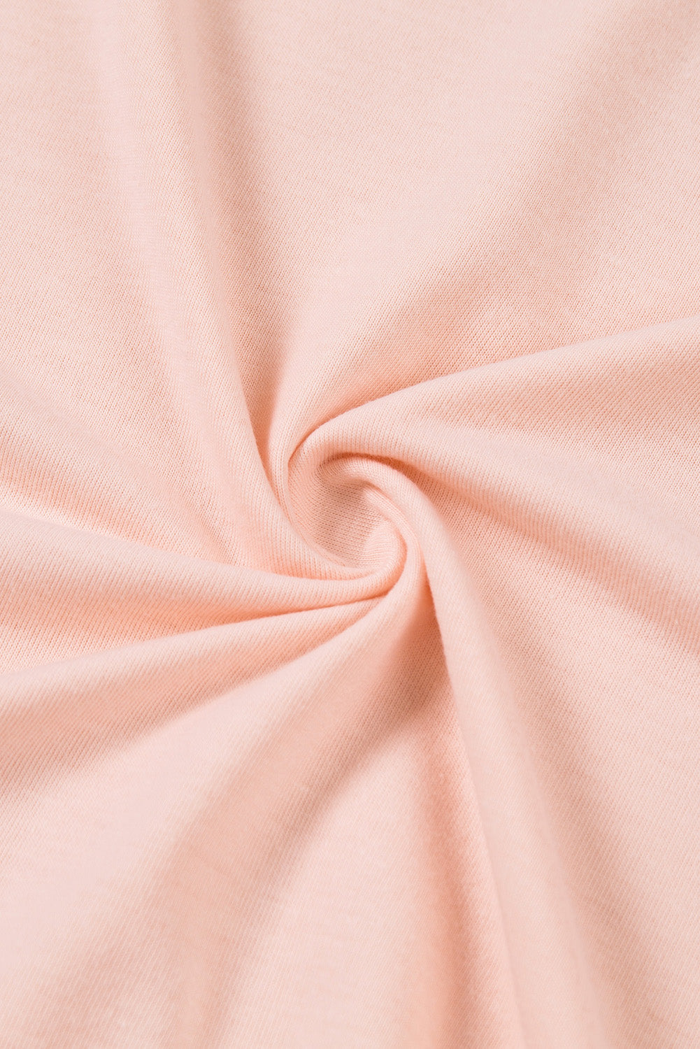 Green Plain Solid Color Crew Neck Tee