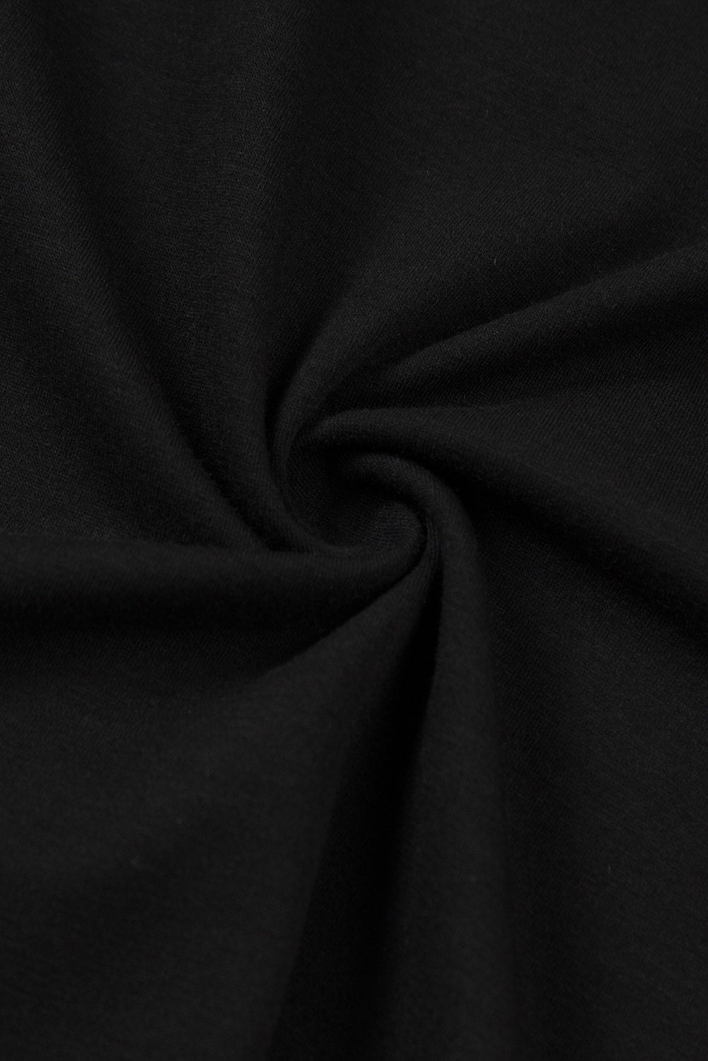 Green Plain Solid Color Crew Neck Tee