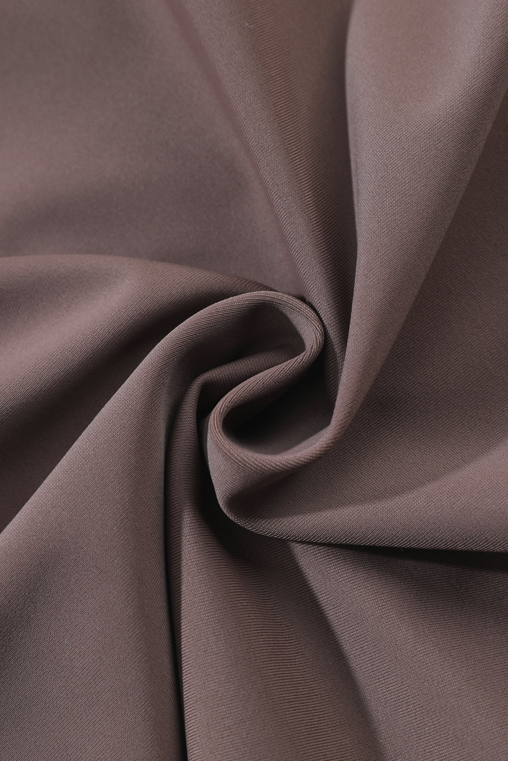 Coffee Knotted Split One Piece Swim Dress