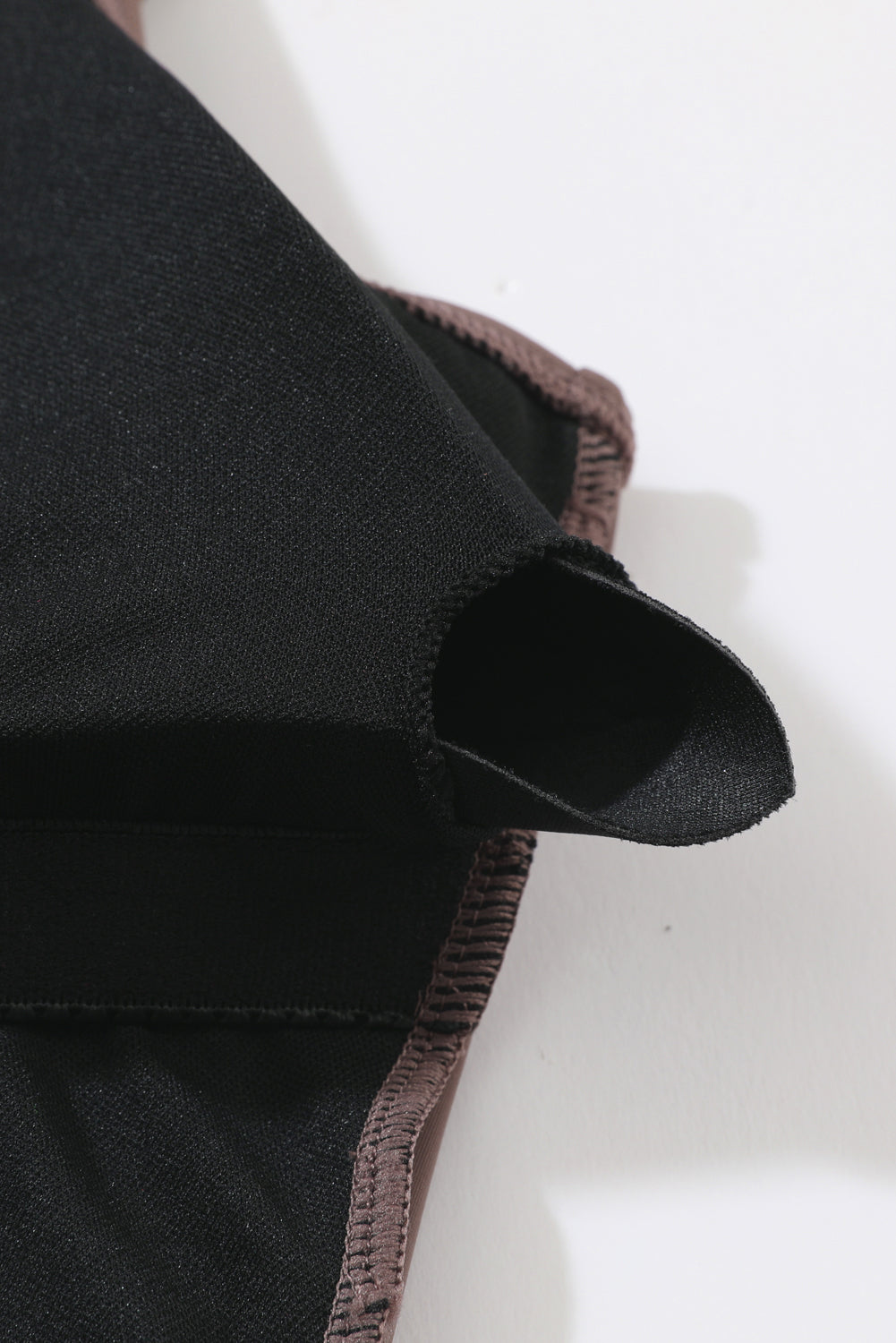 Coffee Knotted Split One Piece Swim Dress