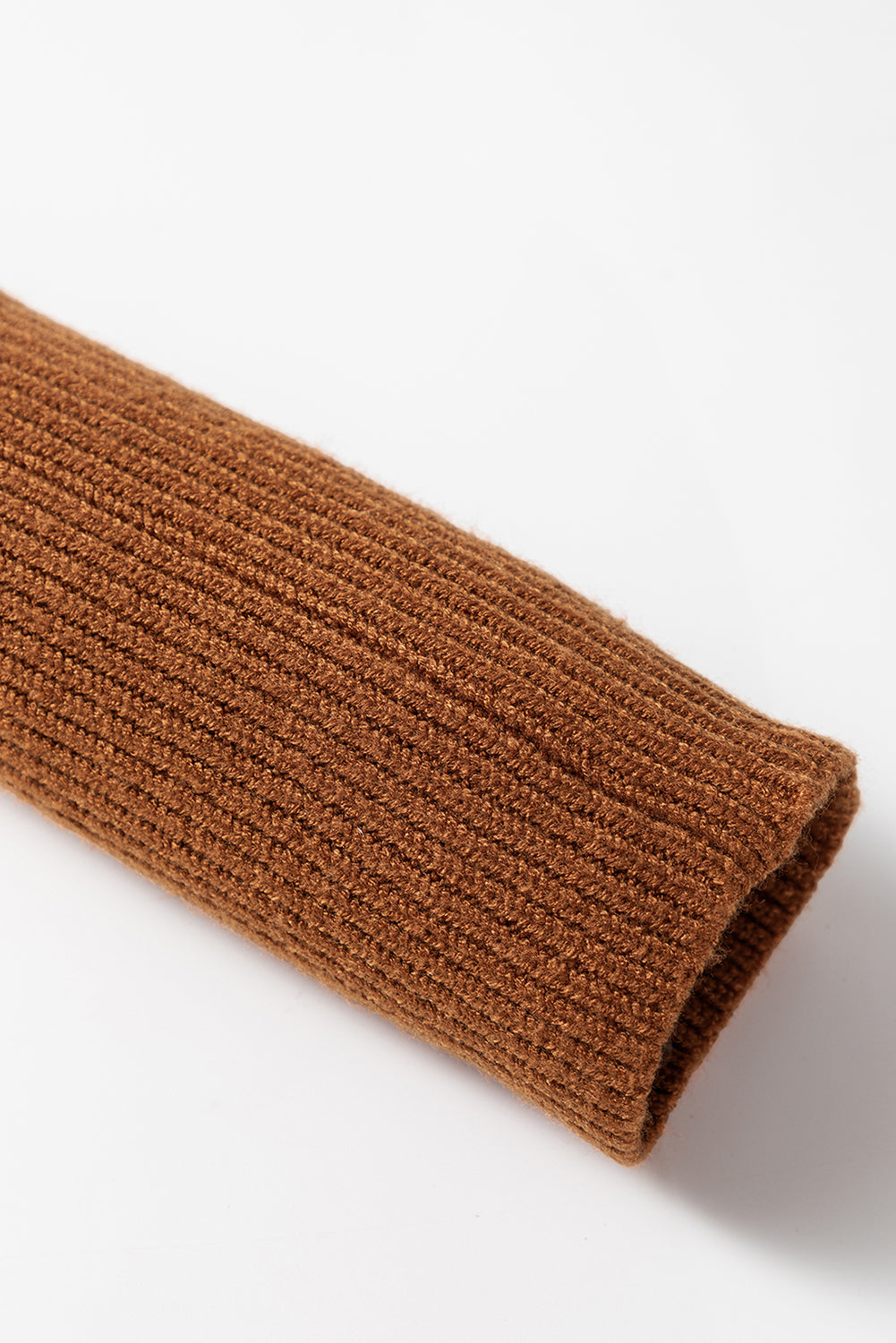 Straw Yellow Ribbed Detail Solid Color Mini Sweater Dress - Kustom Kreations Goods