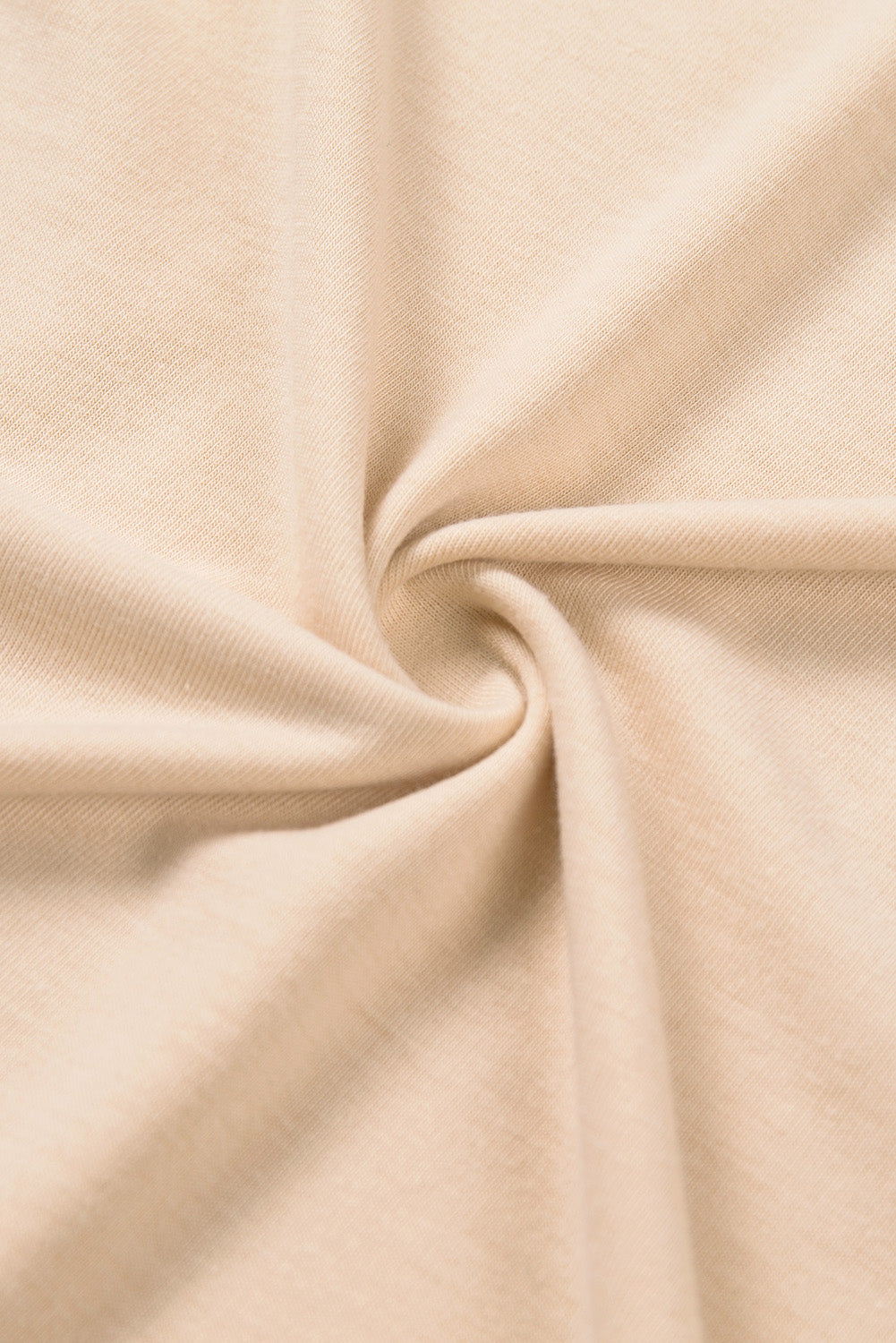 Green Plain Solid Color Crew Neck Tee