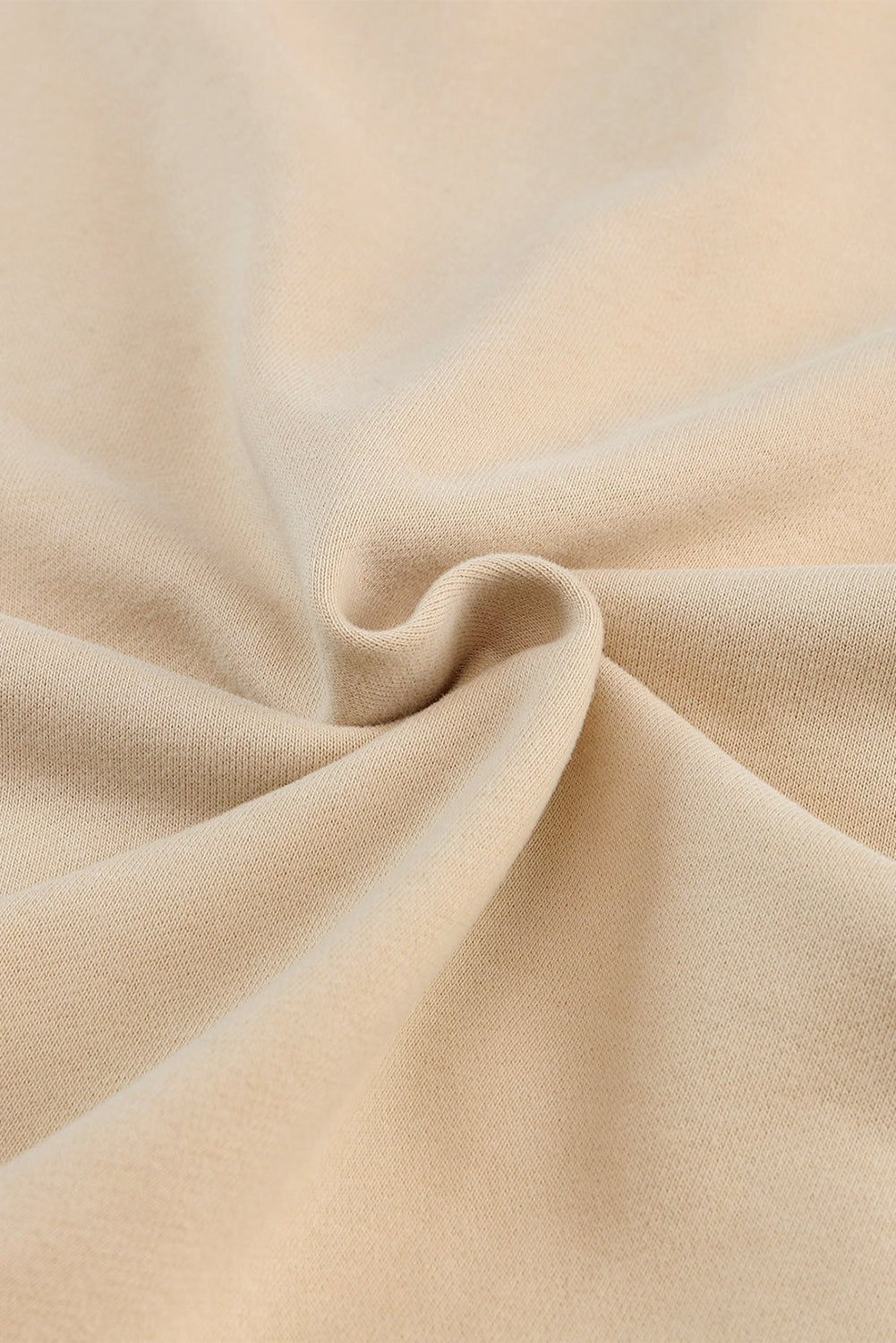 Gray Ribbed Trim Snap Button Collar Kangaroo Pocket Sweatshirt