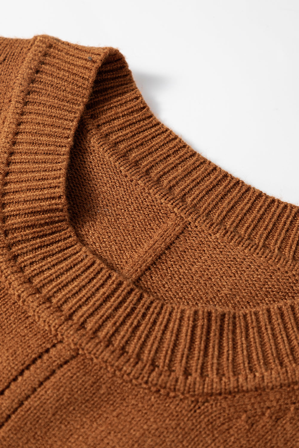 Straw Yellow Ribbed Detail Solid Color Mini Sweater Dress - Kustom Kreations Goods