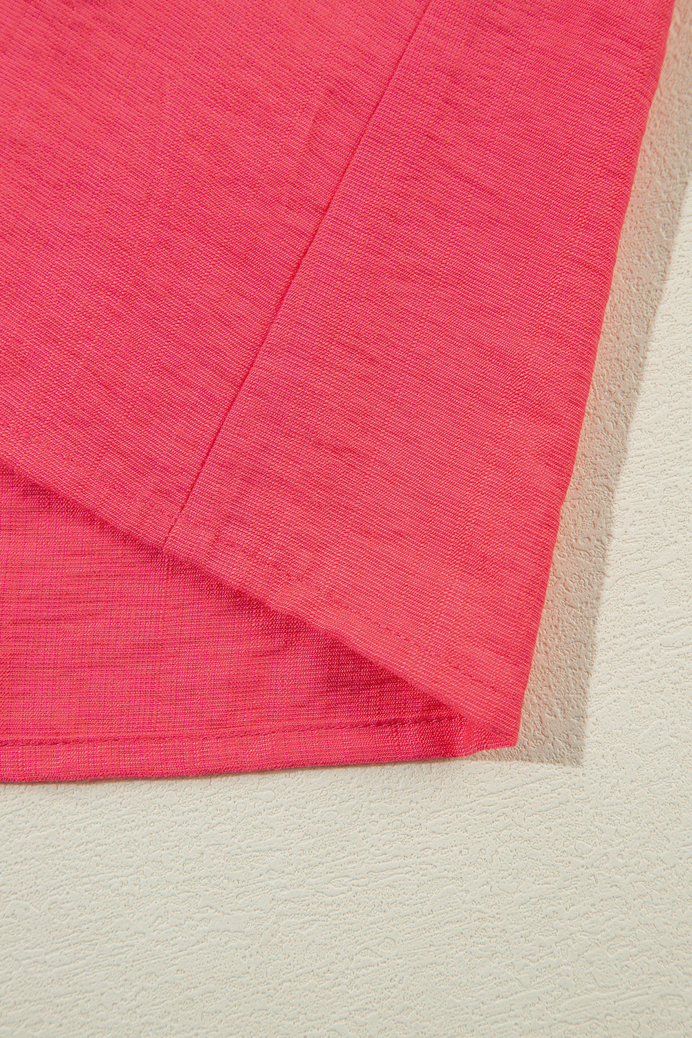 Carrot Colorful Stripe Trim V Neck Puff Sleeve Blouse