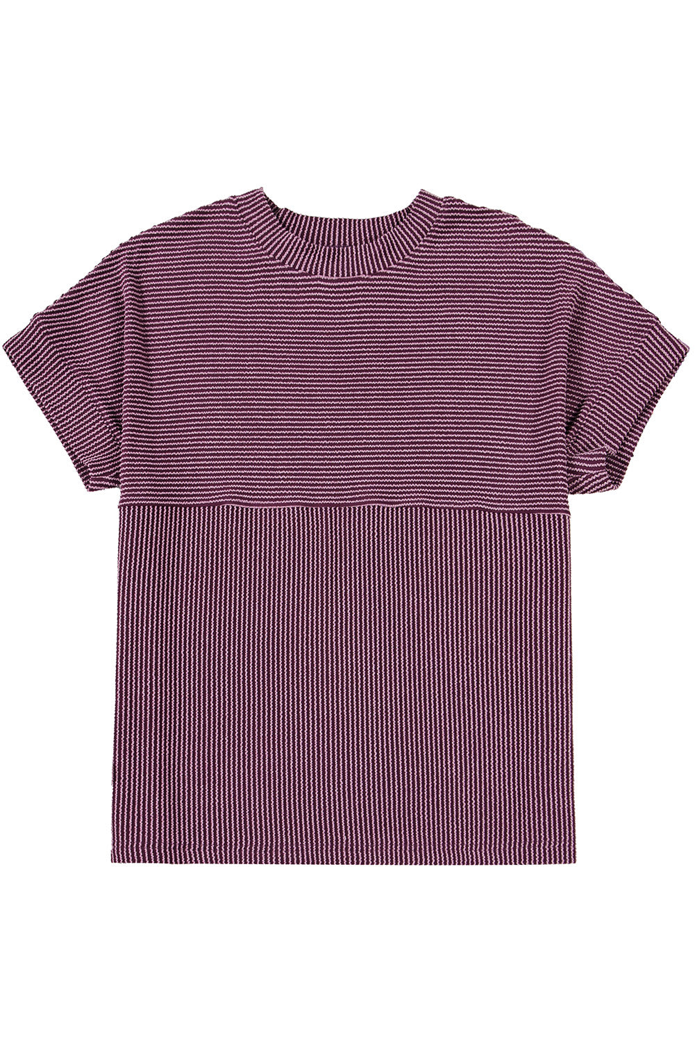 Toadstool Plain Corded Mock Neck T Shirt - Kustom Kreations Goods
