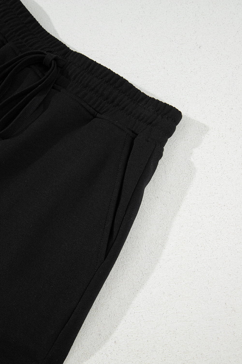 Light Grey French Terry Drawstring Mini Skort with Pockets - Kustom Kreations Goods