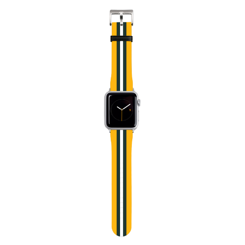Green Bay Helmet Stripe Apple Watch Band