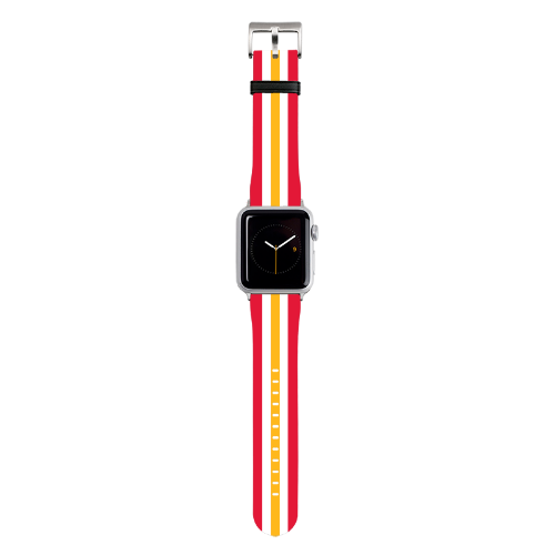 Kansas City Helmet Stripe Apple Watch Band