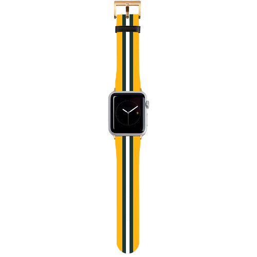 Green Bay Helmet Stripe Apple Watch Band