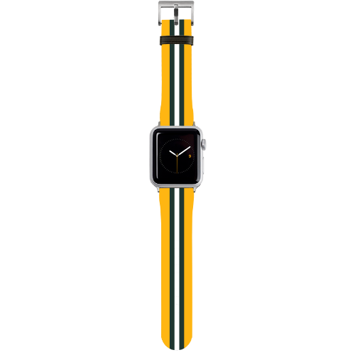 Green Bay Helmet Stripe Apple Watch Band