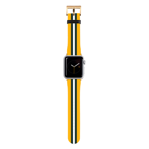 Green Bay Helmet Stripe Apple Watch Band