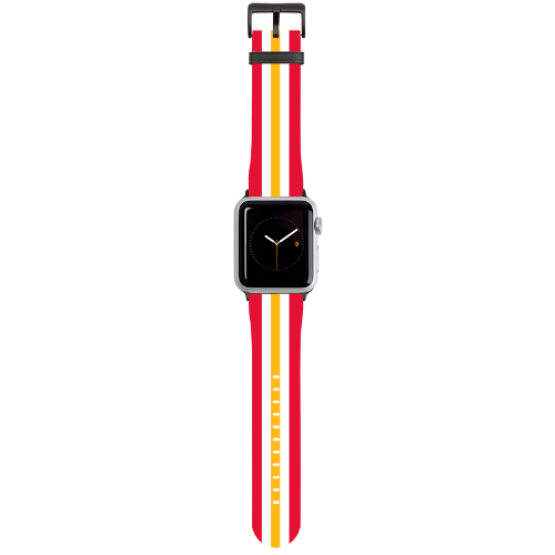 Kansas City Helmet Stripe Apple Watch Band