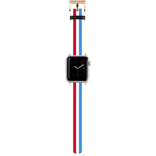 Houston Throwback Helmet Stripe Apple Watch Band