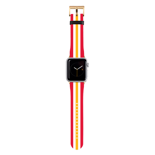 Kansas City Helmet Stripe Apple Watch Band