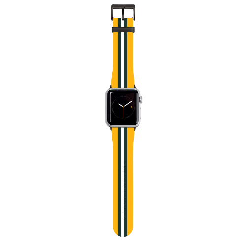Green Bay Helmet Stripe Apple Watch Band
